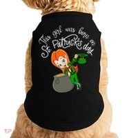 This Was Born On Saint Patrick's Day Birthday Doggie Tank thumb 0