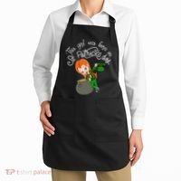 This Was Born On Saint Patrick's Day Birthday Apron thumb 2