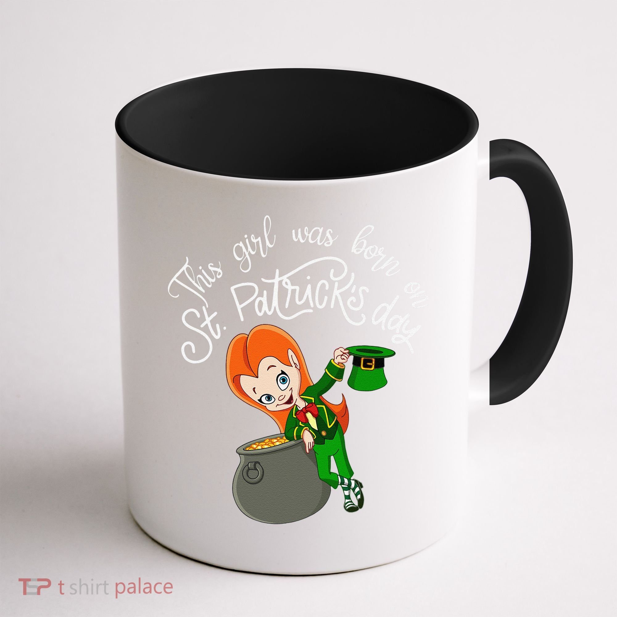 This Was Born On Saint Patrick's Day Birthday Coffee Mug