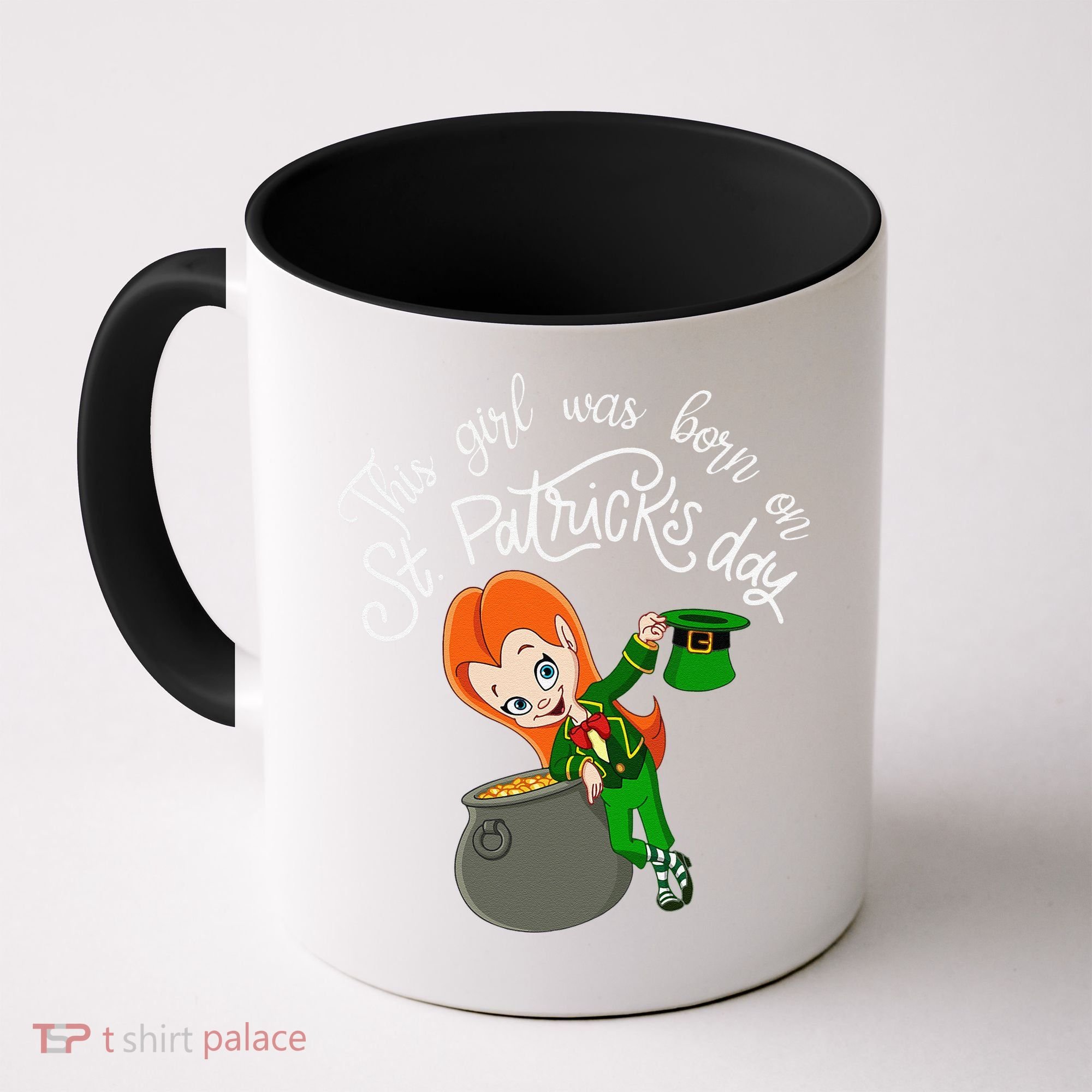 This Was Born On Saint Patrick's Day Birthday Coffee Mug