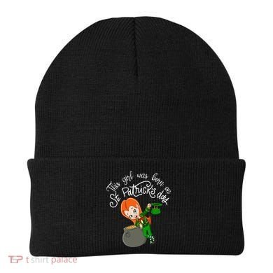 This Was Born On Saint Patrick's Day Birthday Beanie