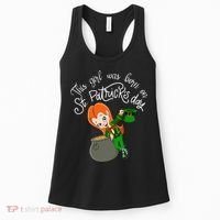 This Was Born On Saint Patrick's Day Birthday Women's Tank Top thumb 0