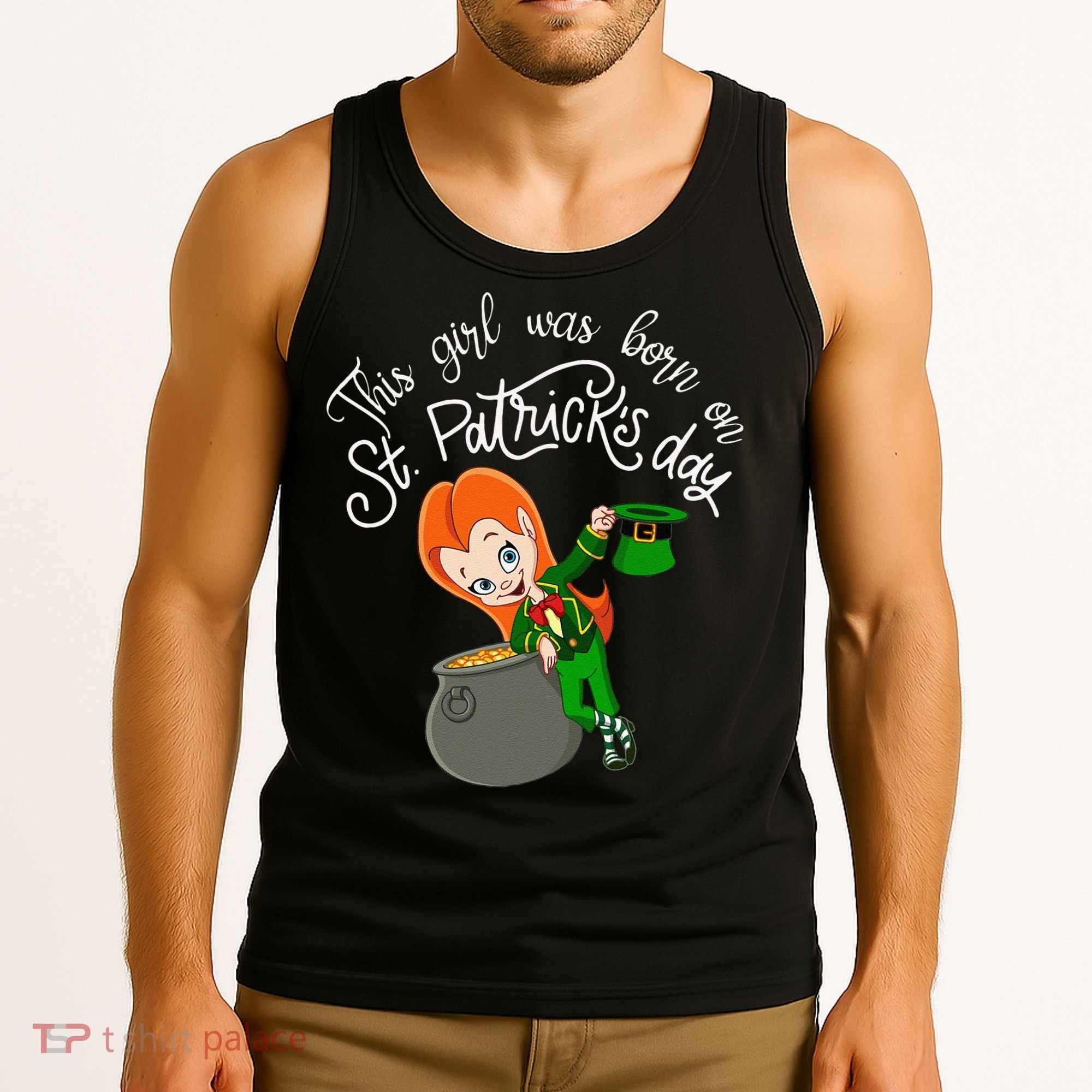 This Was Born On Saint Patrick's Day Birthday Tank Top