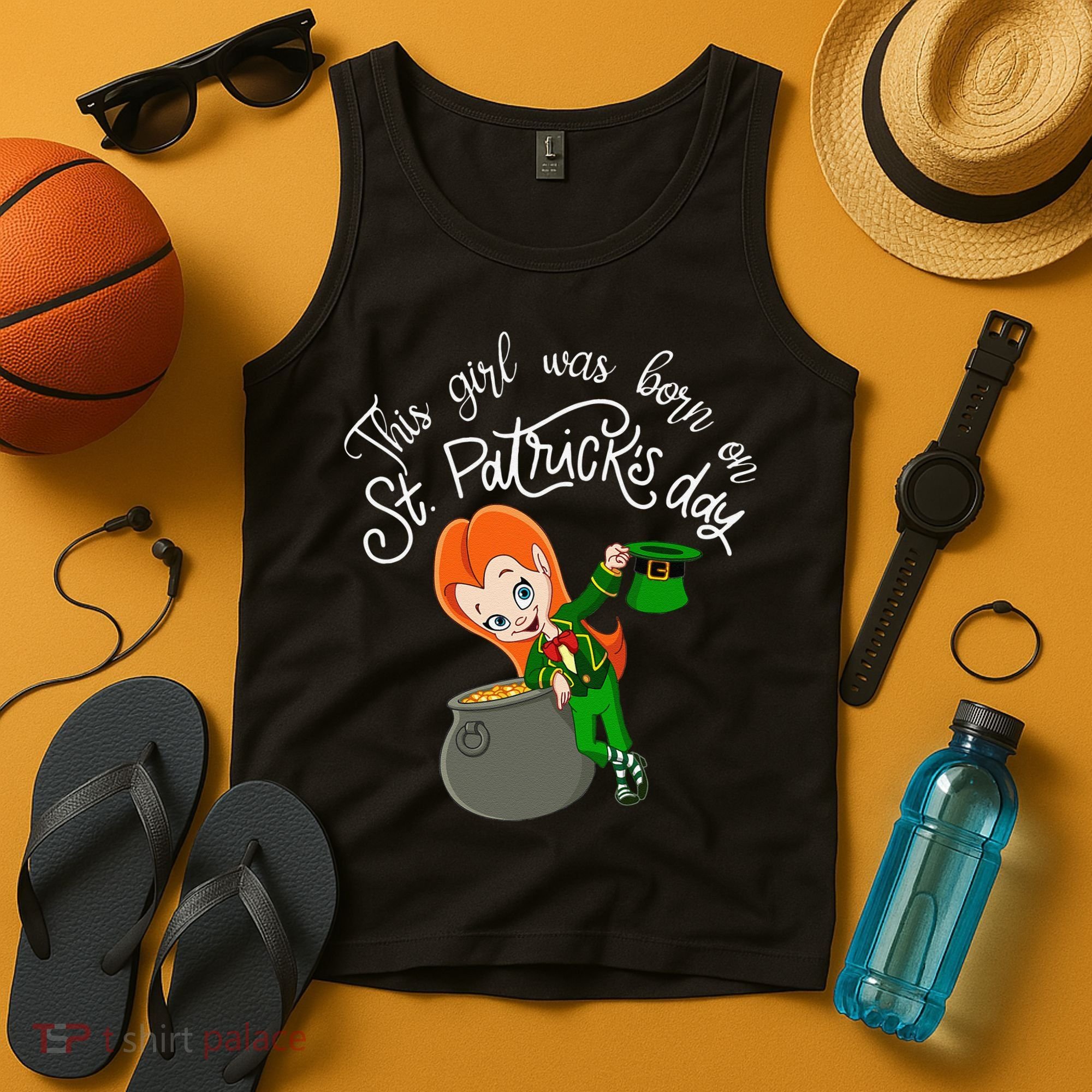 This Was Born On Saint Patrick's Day Birthday Tank Top