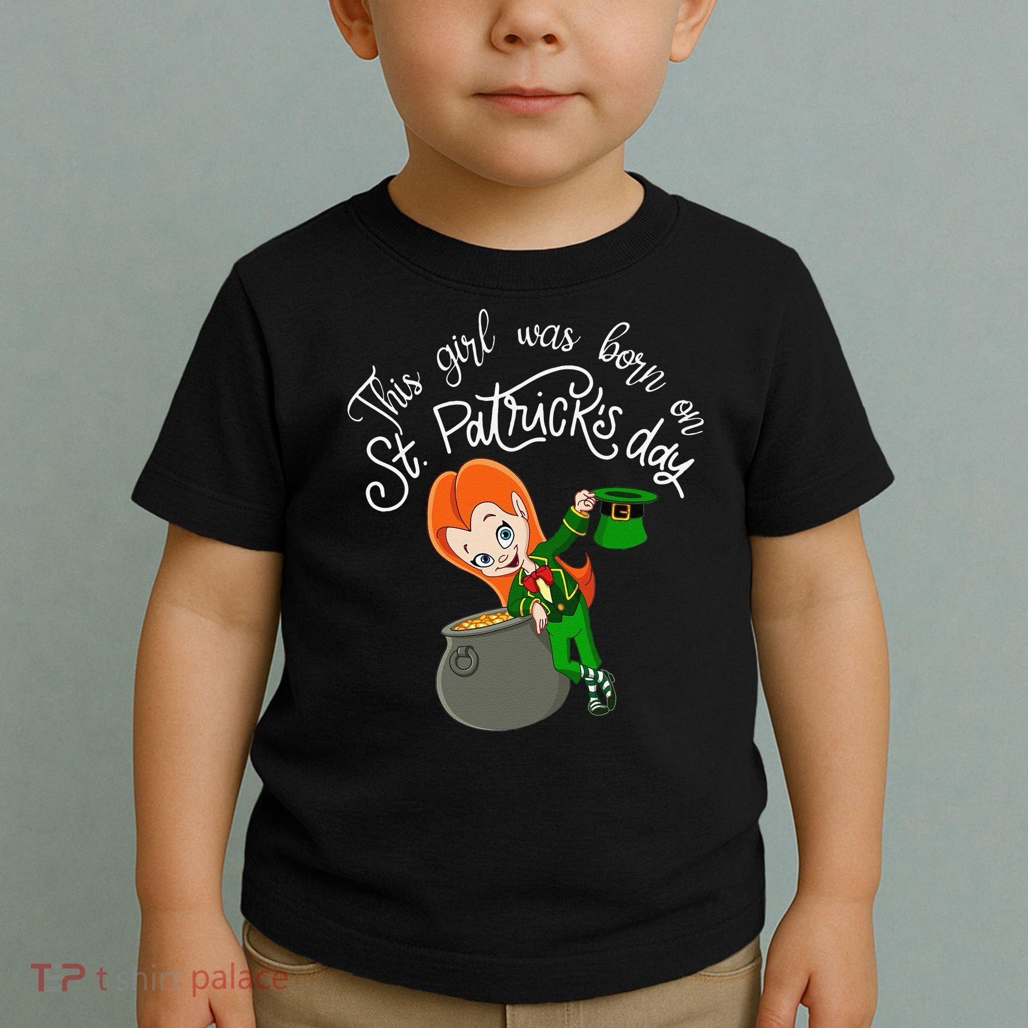 This Was Born On Saint Patrick's Day Birthday Toddler T-Shirt