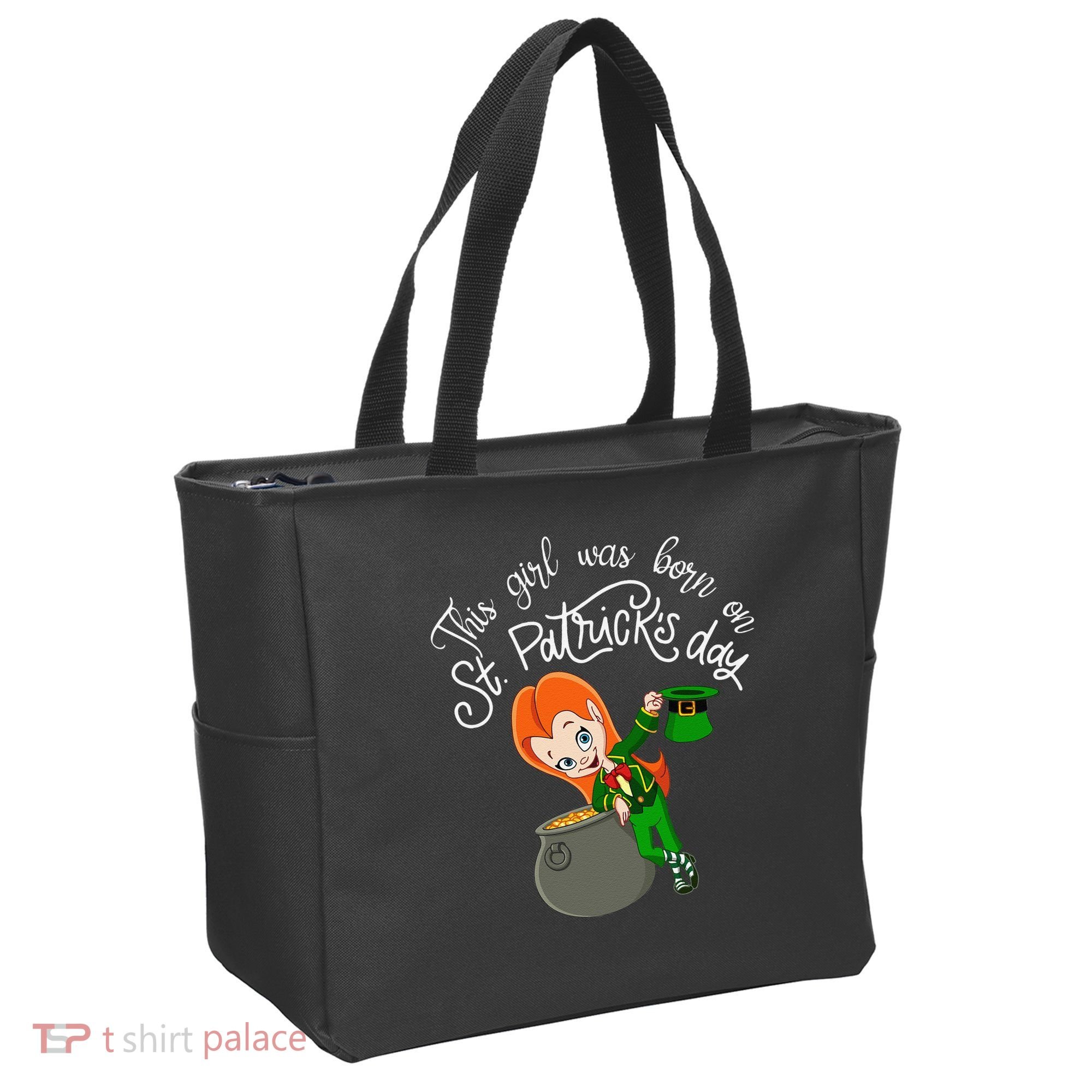 This Was Born On Saint Patrick's Day Birthday Tote Bag