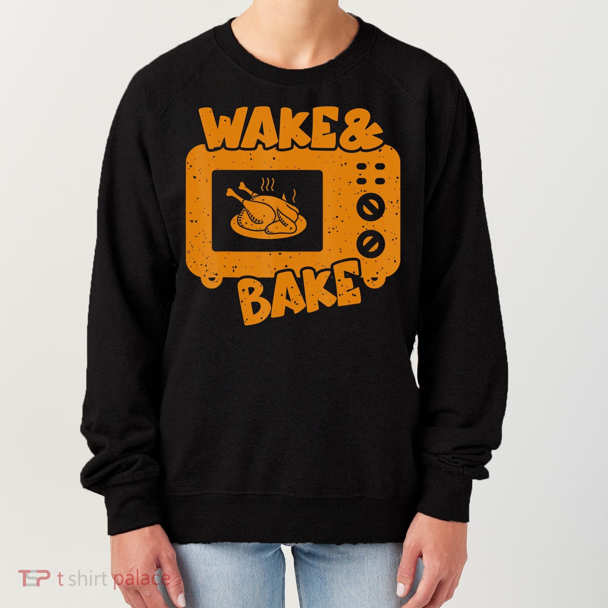 Turkey Wake Bake Feast Meal Dinner Thanksgiving Chef Women's Sweatshirt