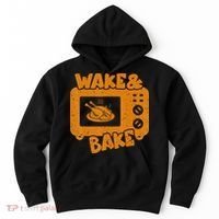 Turkey Wake Bake Feast Meal Dinner Thanksgiving Chef Hoodie thumb 0