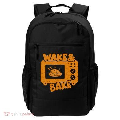 Turkey Wake Bake Feast Meal Dinner Thanksgiving Chef Backpack