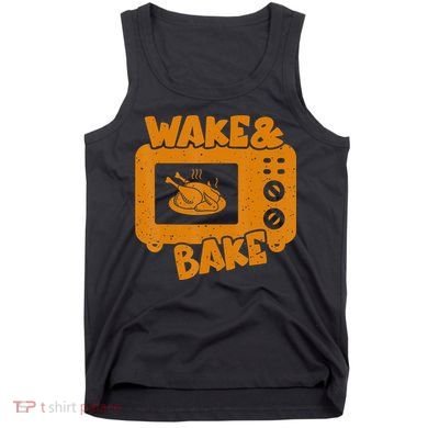 Turkey Wake Bake Feast Meal Dinner Thanksgiving Chef Tank Top