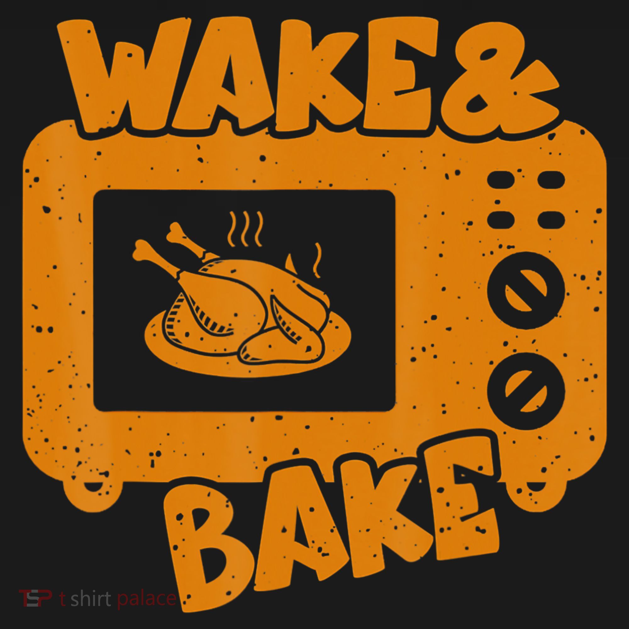 Turkey Wake Bake Feast Meal Dinner Thanksgiving Chef Kids Long Sleeve Shirt