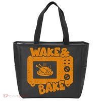 Turkey Wake Bake Feast Meal Dinner Thanksgiving Chef Tote Bag thumb 0
