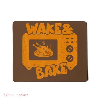 Turkey Wake Bake Feast Meal Dinner Thanksgiving Chef Mousepad