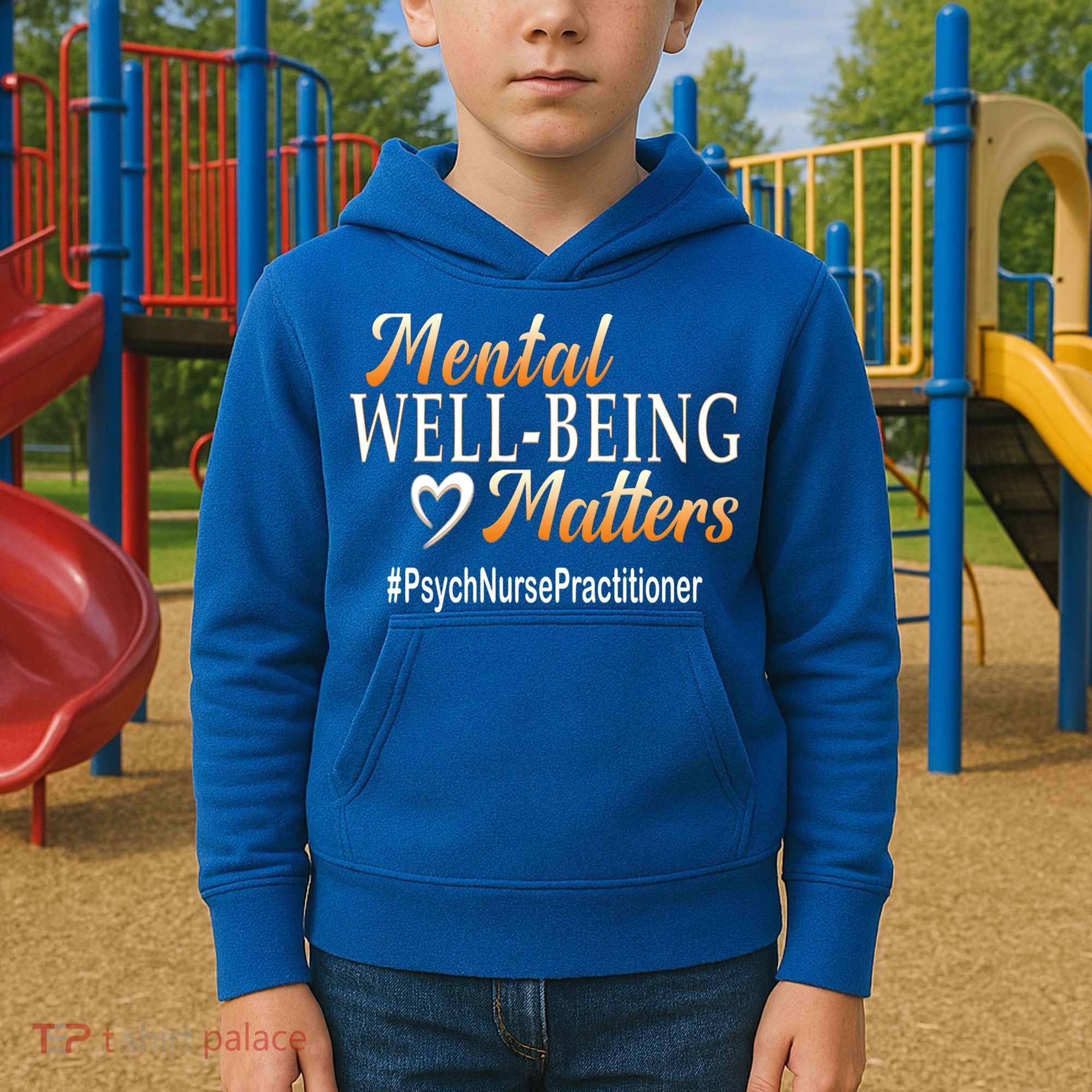 Tal Well Being Matters Psych Nurse Practitioner Cute Gift Kids Hoodie