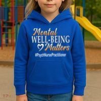 Tal Well Being Matters Psych Nurse Practitioner Cute Gift Kids Hoodie thumb 3
