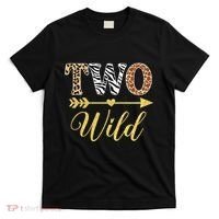 Two Wild Birthday Outfit Zoo Themed 2nd Birthday T-Shirt thumb 0