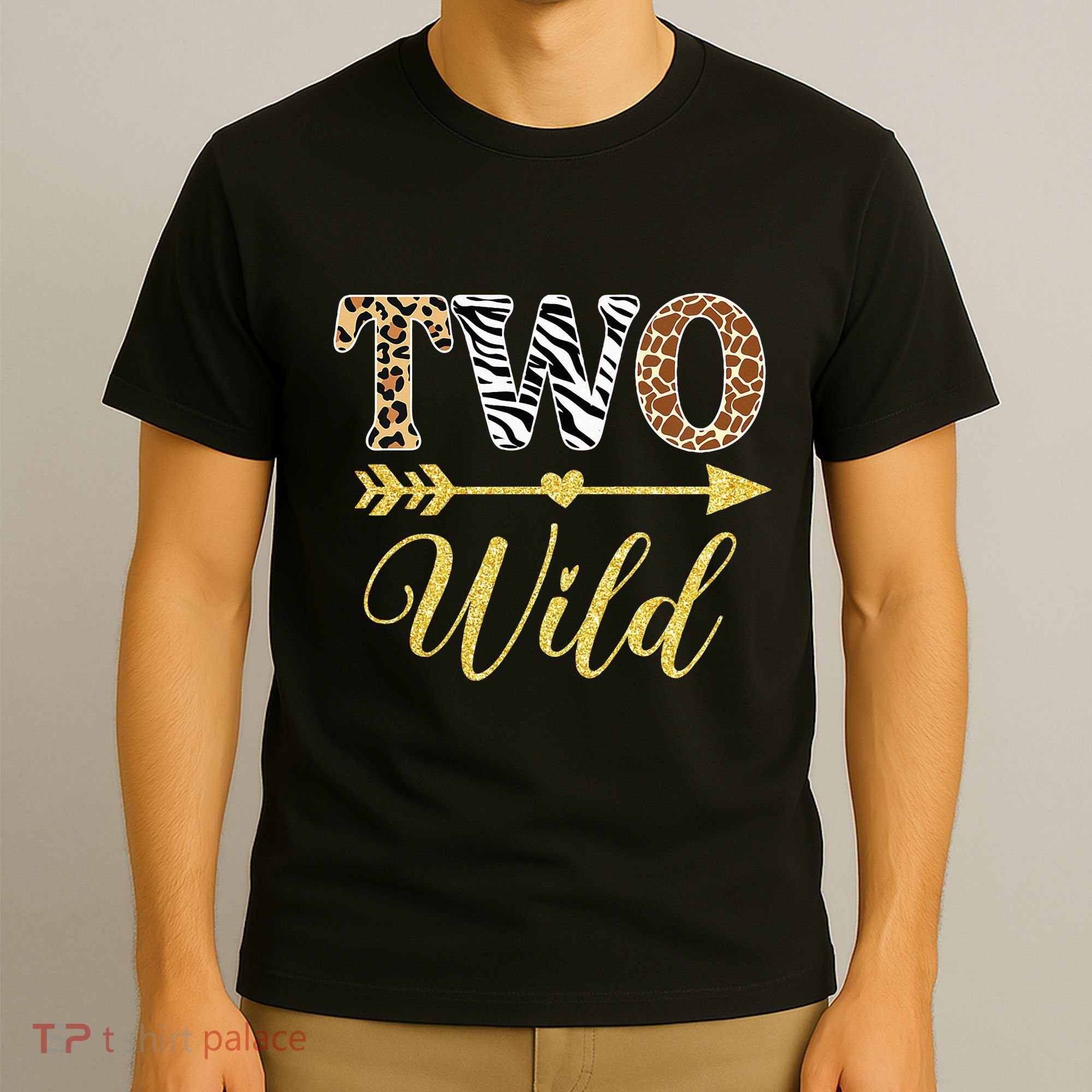 Two Wild Birthday Outfit Zoo Themed 2nd Birthday T-Shirt