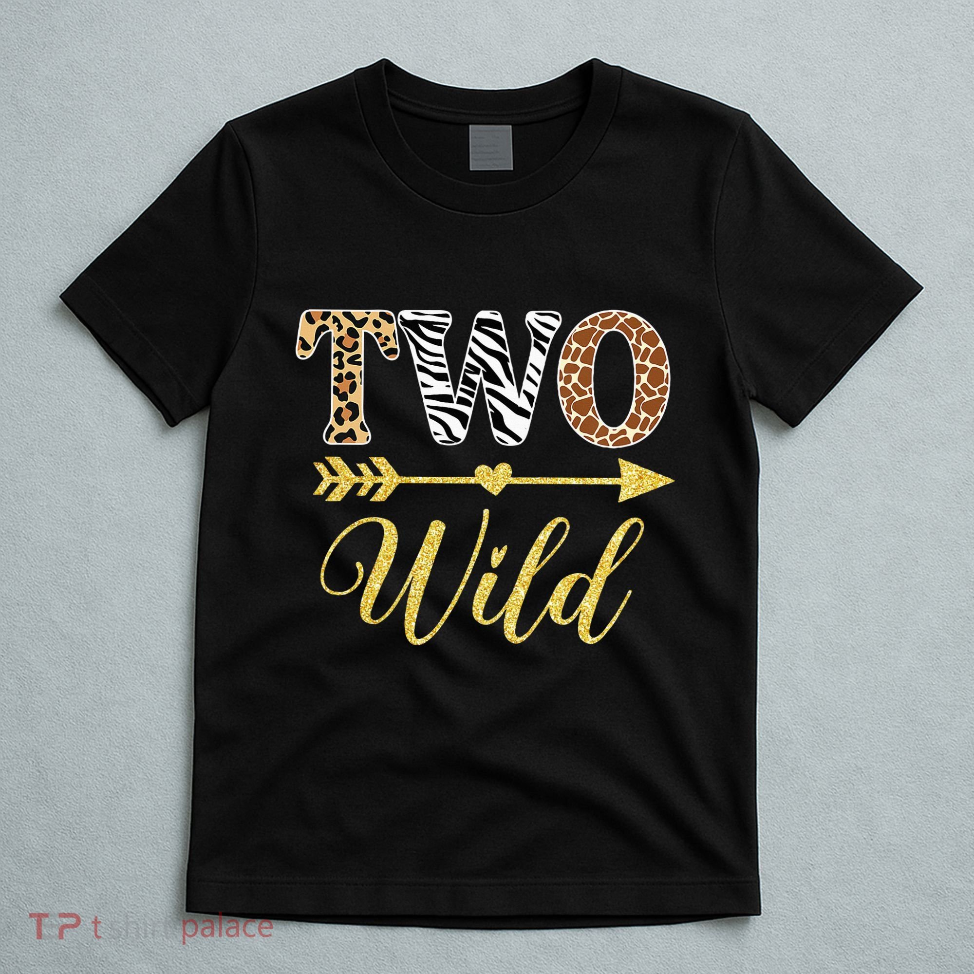 Two Wild Birthday Outfit Zoo Themed 2nd Birthday T-Shirt