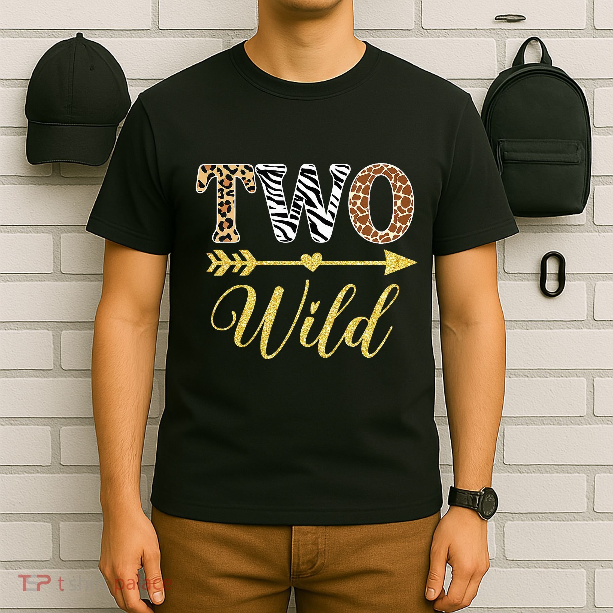 Two Wild Birthday Outfit Zoo Themed 2nd Birthday T-Shirt