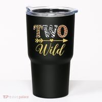Two Wild Birthday Outfit Zoo Themed 2nd Birthday Tumbler thumb 0