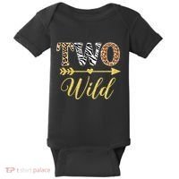Two Wild Birthday Outfit Zoo Themed 2nd Birthday Baby Bodysuit thumb 0