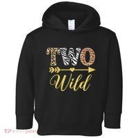 Two Wild Birthday Outfit Zoo Themed 2nd Birthday Toddler Hoodie thumb 0