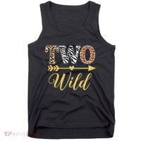 Two Wild Birthday Outfit Zoo Themed 2nd Birthday Tank Top thumb 0