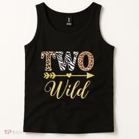 Two Wild Birthday Outfit Zoo Themed 2nd Birthday Tank Top thumb 2
