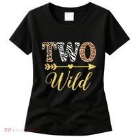 Two Wild Birthday Outfit Zoo Themed 2nd Birthday Women's T-Shirt thumb 0