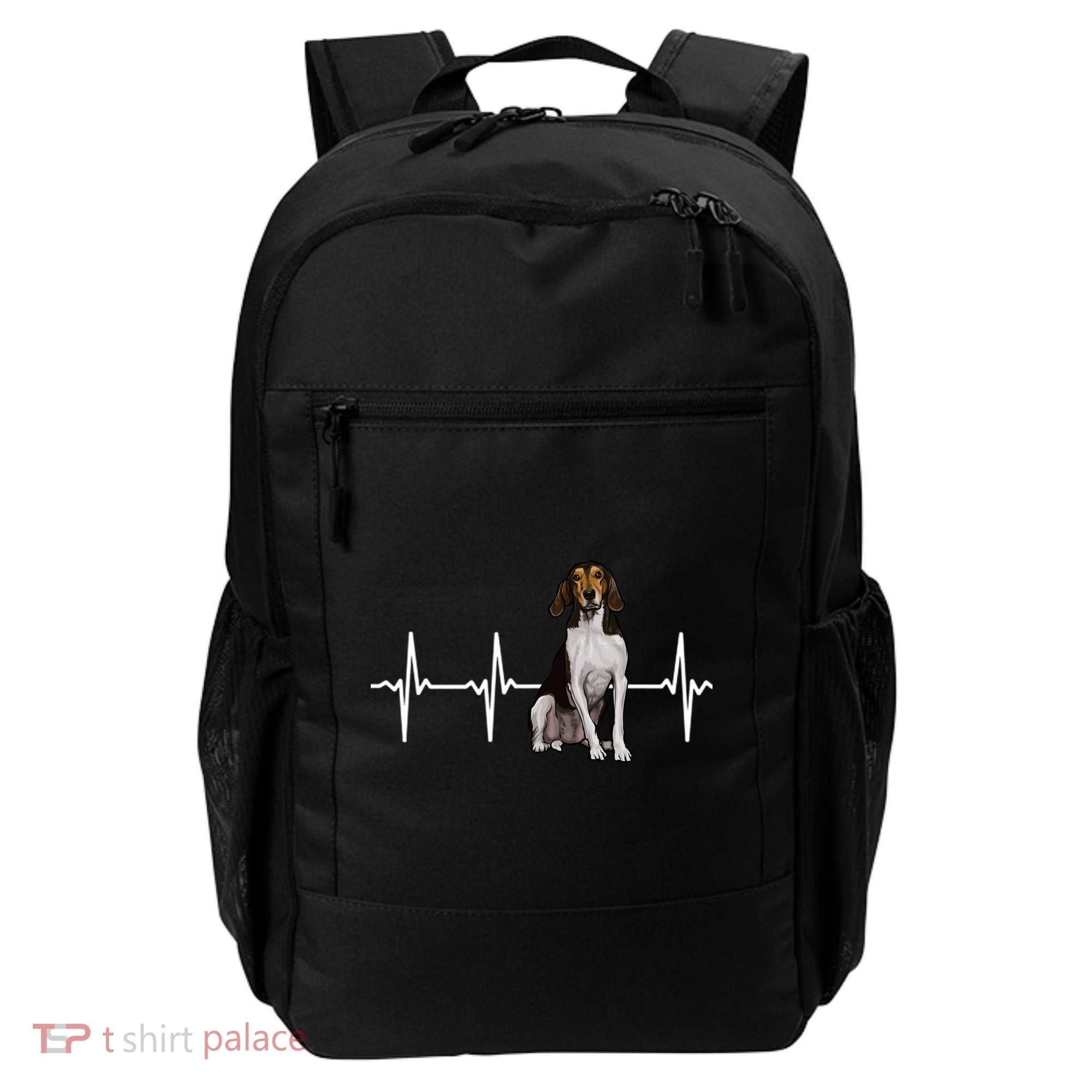 Treeing Walker Coonhound Heartbeat Dog Lover Gift Backpack