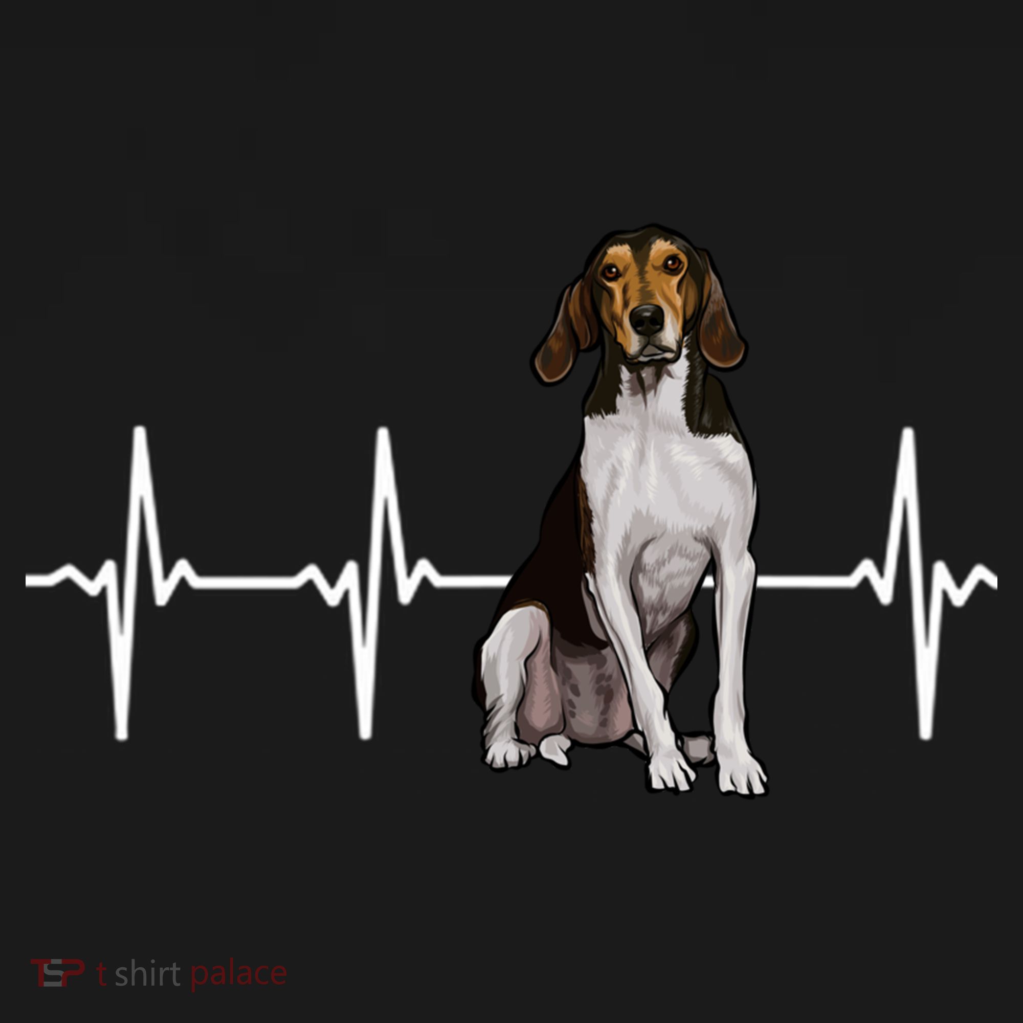 Treeing Walker Coonhound Heartbeat Dog Lover Gift Bucket Hat