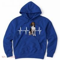 Treeing Walker Coonhound Heartbeat Dog Lover Gift Hoodie thumb 0