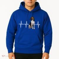 Treeing Walker Coonhound Heartbeat Dog Lover Gift Hoodie thumb 2