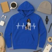 Treeing Walker Coonhound Heartbeat Dog Lover Gift Hoodie thumb 3