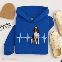 Treeing Walker Coonhound Heartbeat Dog Lover Gift Hoodie thumb 4