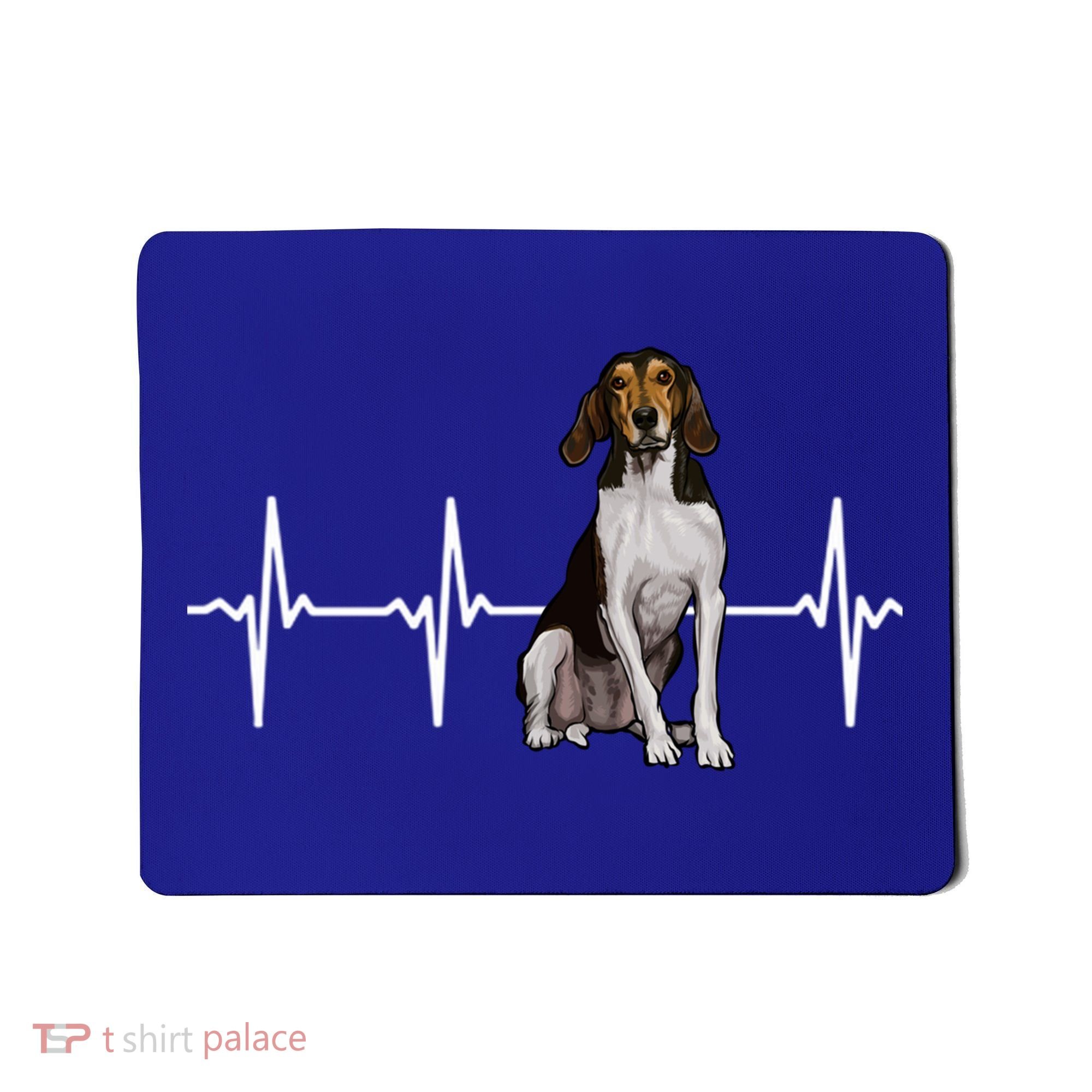 Treeing Walker Coonhound Heartbeat Dog Lover Gift Mousepad