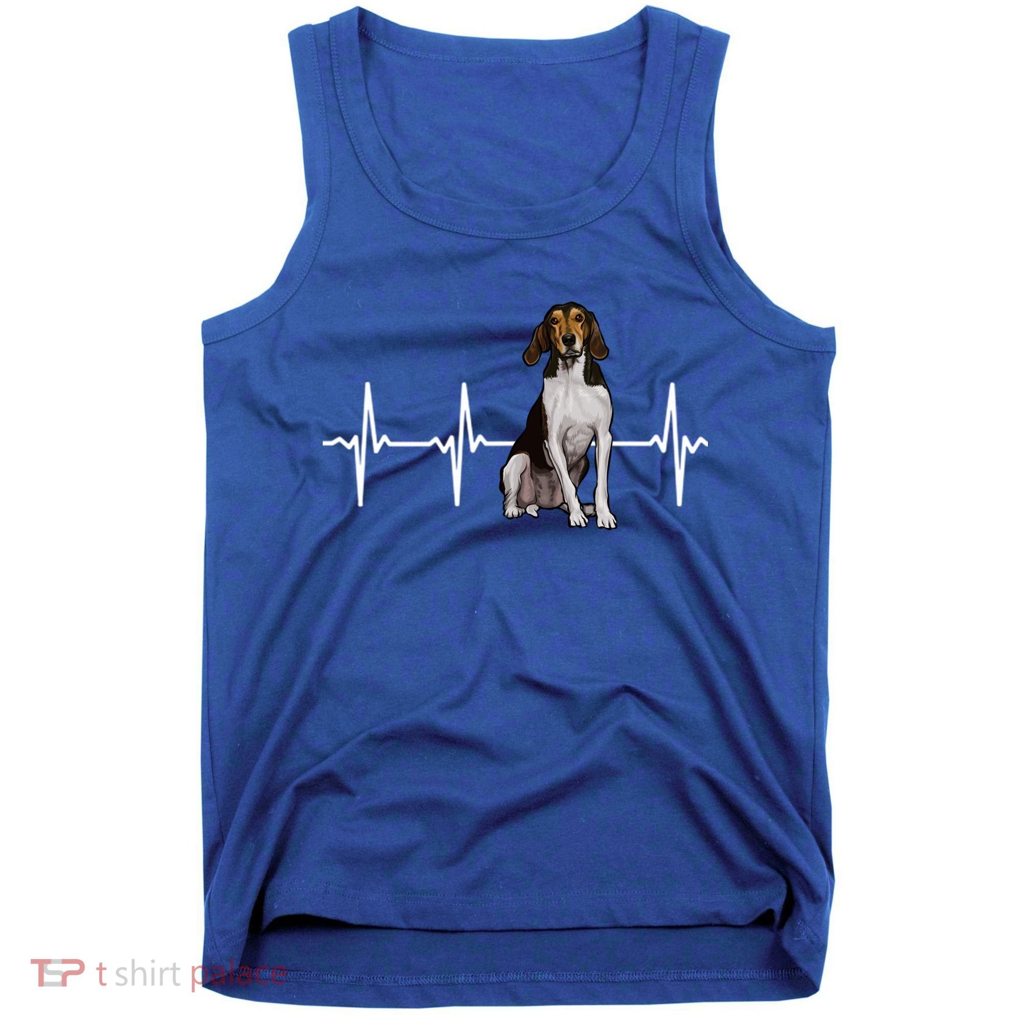 Treeing Walker Coonhound Heartbeat Dog Lover Gift Tank Top