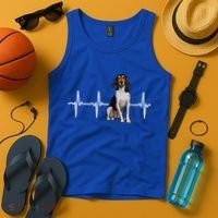 Treeing Walker Coonhound Heartbeat Dog Lover Gift Tank Top thumb 4