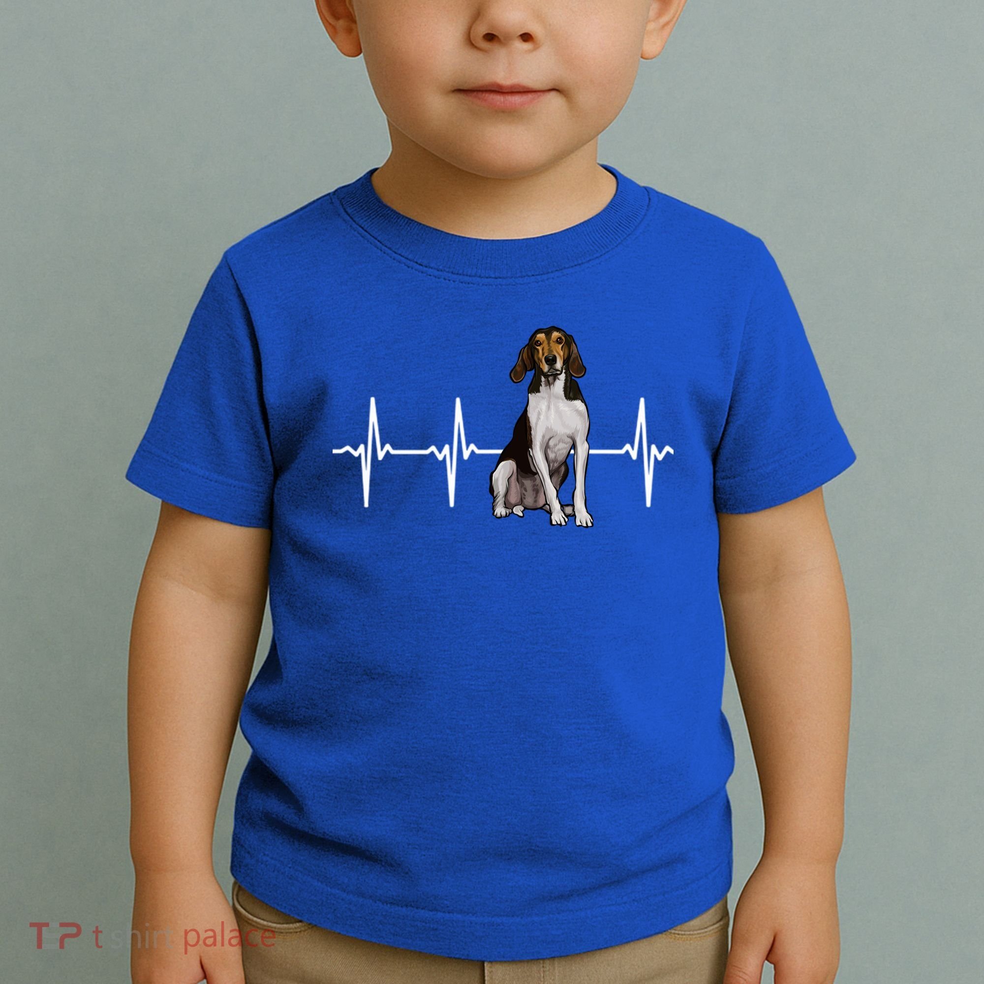 Treeing Walker Coonhound Heartbeat Dog Lover Gift Toddler T-Shirt
