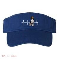 Treeing Walker Coonhound Heartbeat Dog Lover Gift Visor thumb 0
