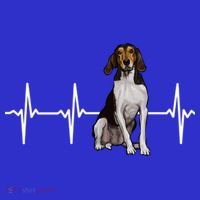 Treeing Walker Coonhound Heartbeat Dog Lover Gift Women's T-Shirt thumb 6