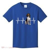 Treeing Walker Coonhound Heartbeat Dog Lover Gift Kids T-Shirt thumb 0