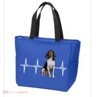 Treeing Walker Coonhound Heartbeat Dog Lover Gift Tote Bag thumb 3