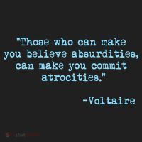 Those Who Can Make You Believe Absurdities... Voltaire Hat thumb 2