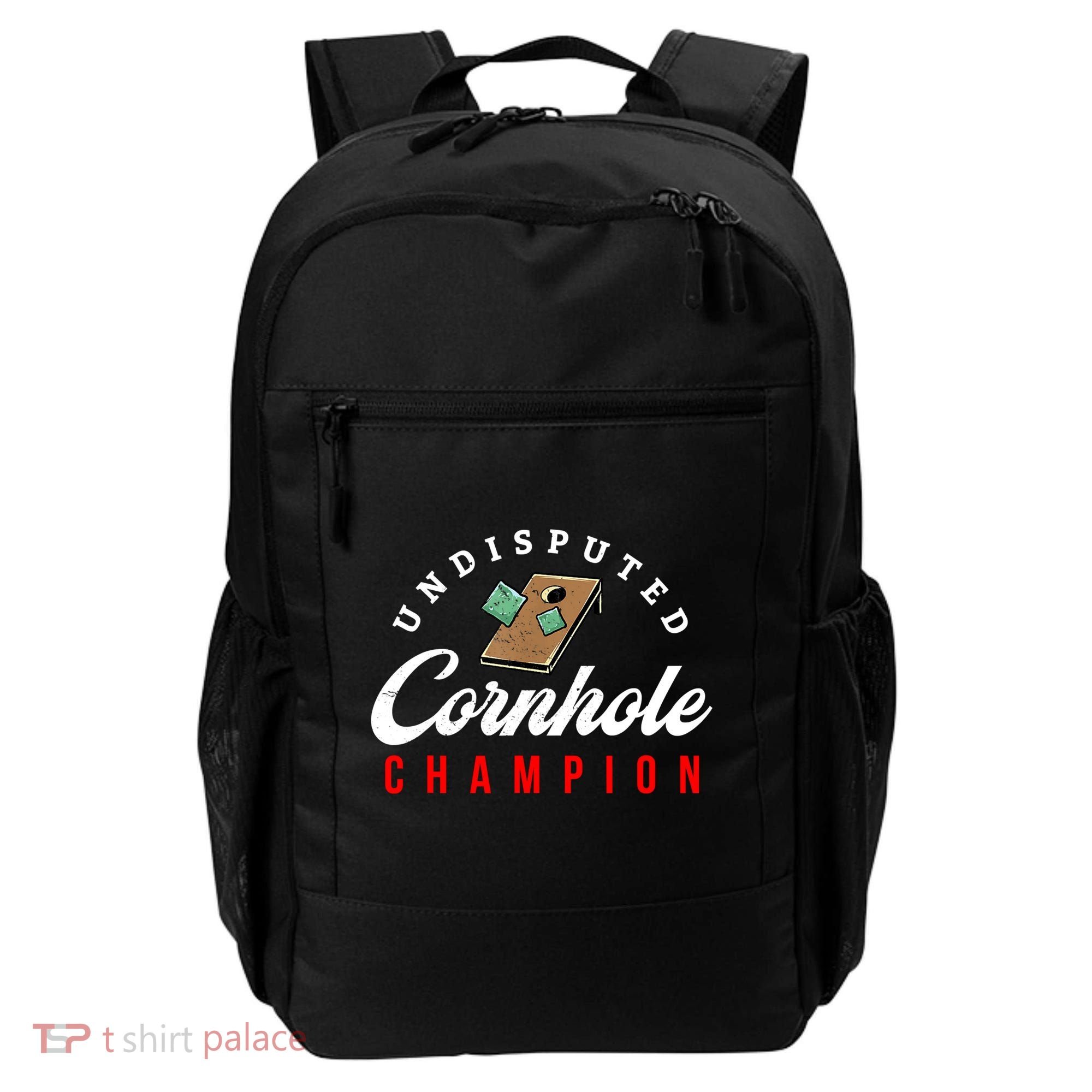 Tournament Win Cornhole Champion Corn Hole Champ Backpack