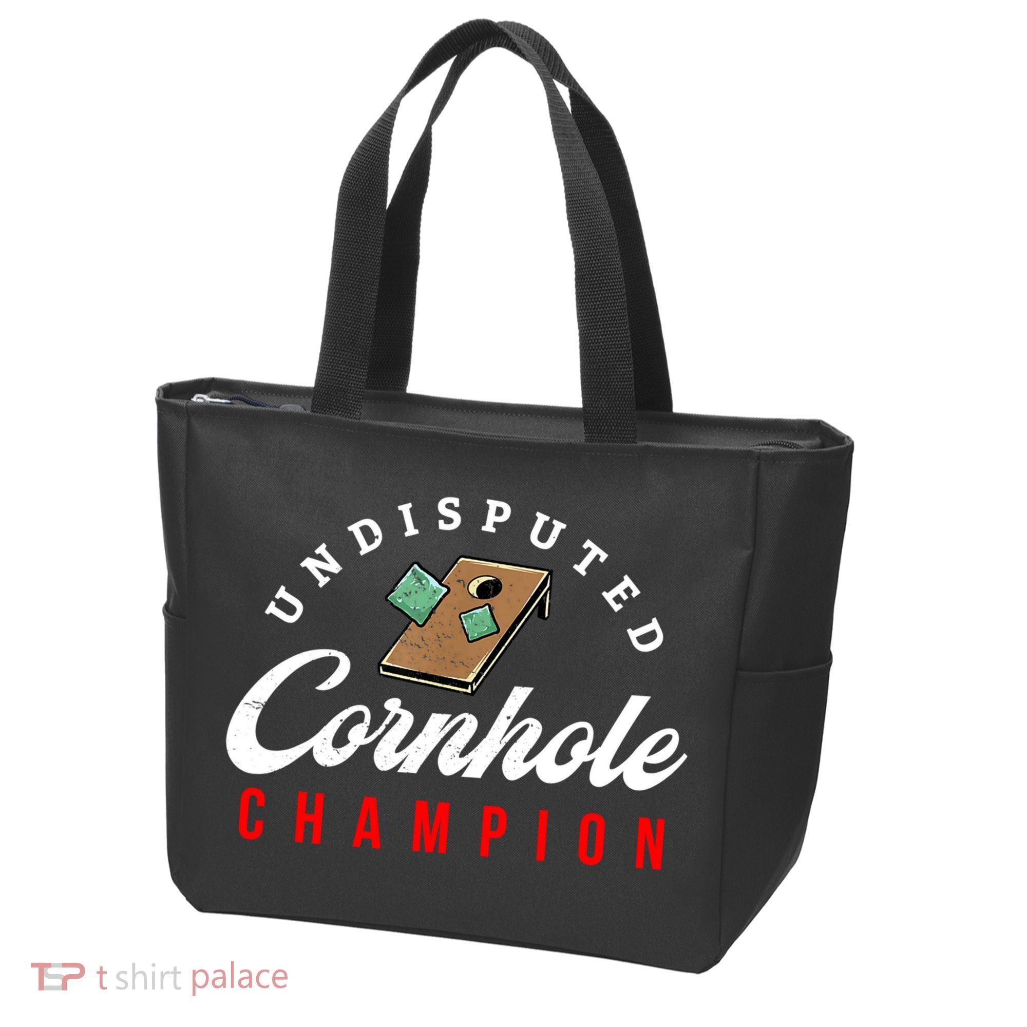 Tournament Win Cornhole Champion Corn Hole Champ Tote Bag
