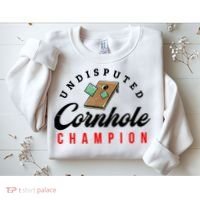 Tournament Win Cornhole Champion Corn Hole Champ Sweatshirt thumb 2