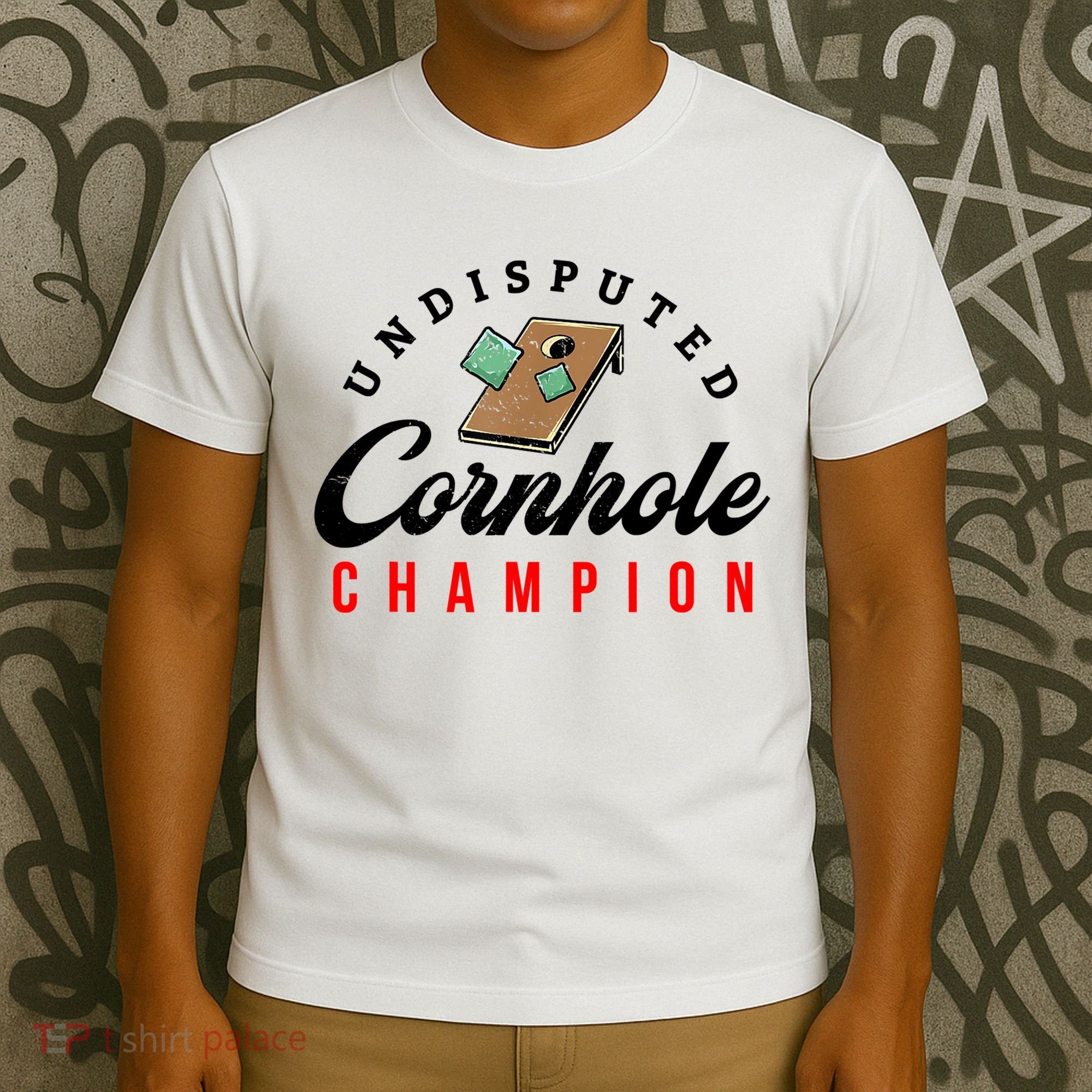 Tournament Win Cornhole Champion Corn Hole Champ T-Shirt
