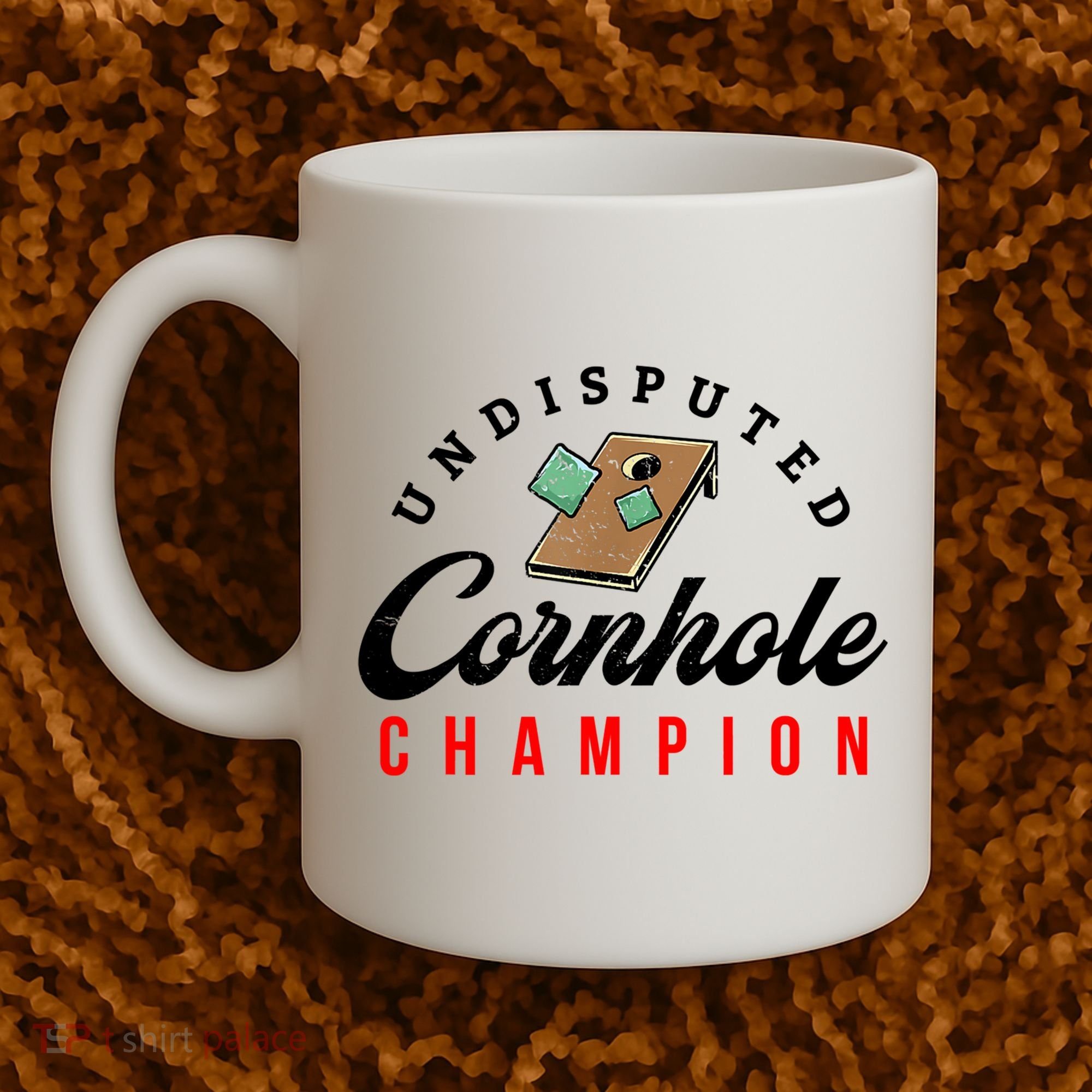 Tournament Win Cornhole Champion Corn Hole Champ Coffee Mug