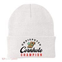 Tournament Win Cornhole Champion Corn Hole Champ Beanie thumb 0